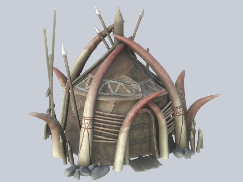 Orc house Model 3D