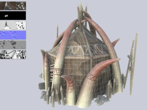 兽人之家 3D 模型
