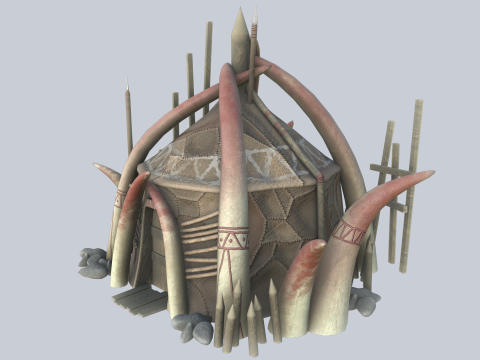 Orc house Model 3D