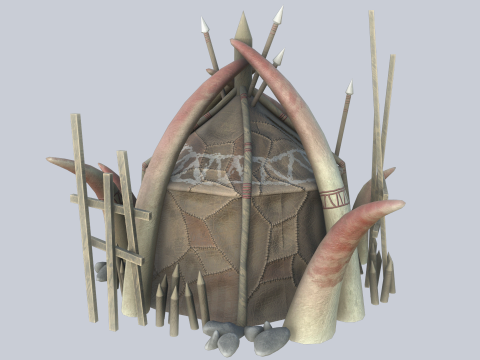 Orc house Model 3D