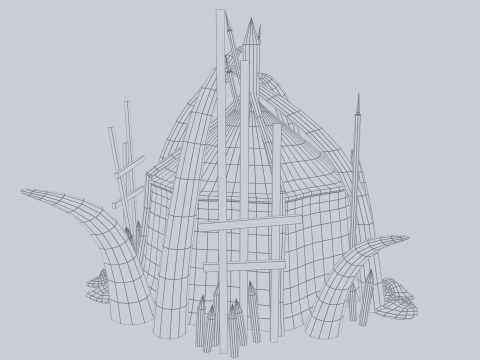 Orc house Model 3D