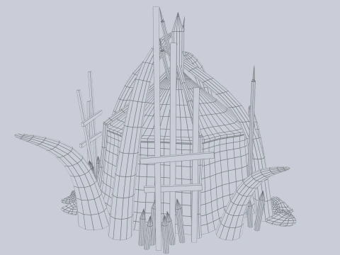 兽人之家 3D 模型