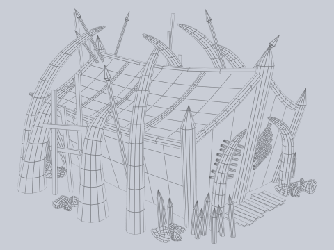 Orc house 3D Модель