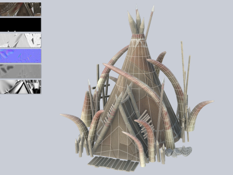 Orc house 3D 모델