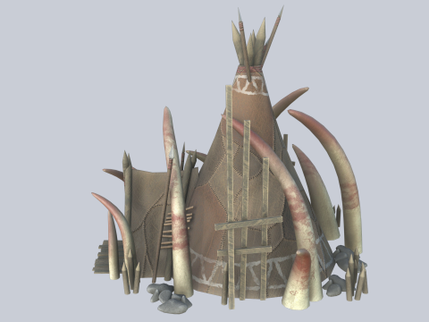 Orc house 3D 모델