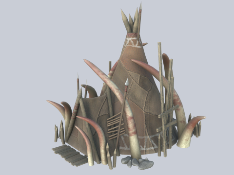 Orc house 3D 모델