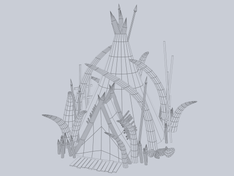 Orc house 3D 모델