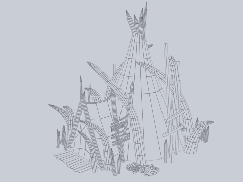 Orc house 3D 모델