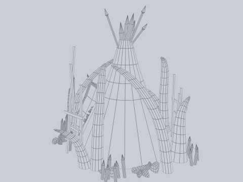 Orc house 3D 모델