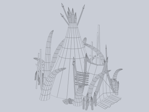 Orc house 3D 모델