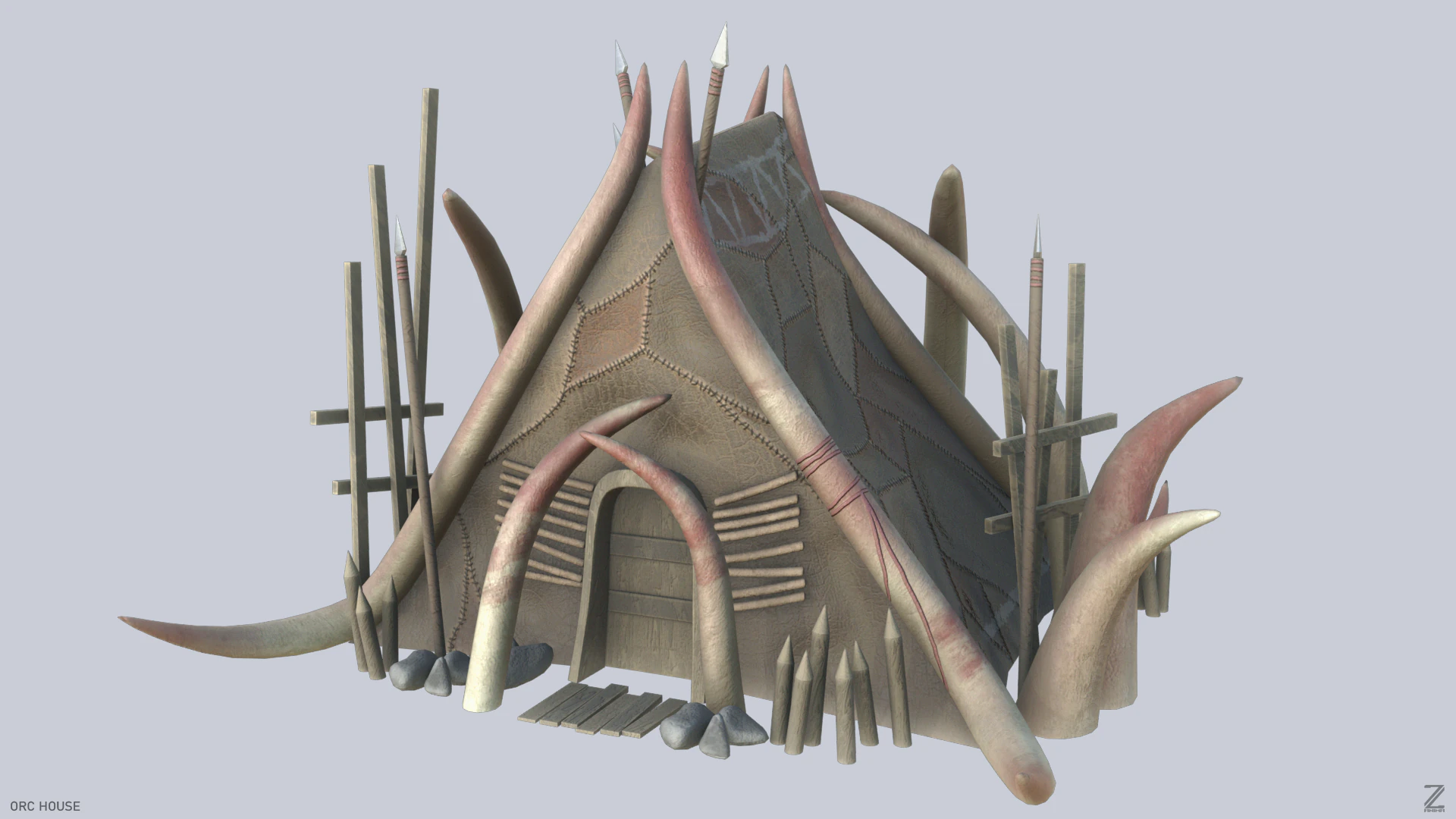 Ork evi 3D Model .c4d .max .obj .3ds .fbx .stl .blend 