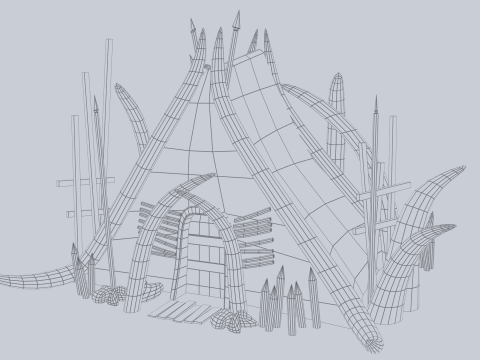 Orc house 3D Model