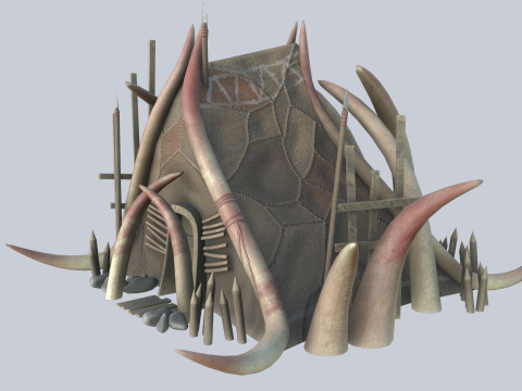 Orc house 3D Model
