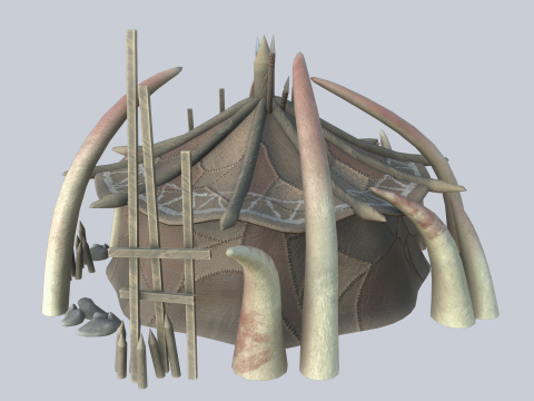 Orc house Model 3D