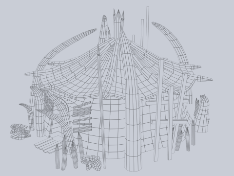 Orc house Model 3D