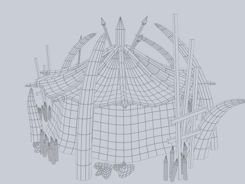 Orc house Model 3D