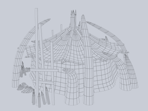 Orc house Model 3D