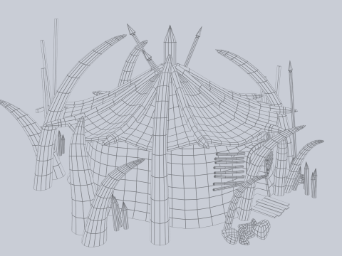Orc house Model 3D