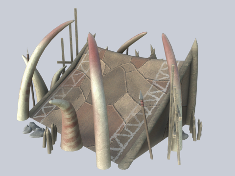 Orc house Model 3D