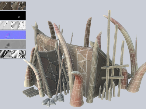 Orc house Model 3D