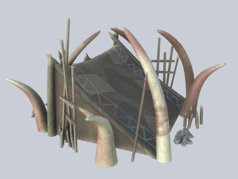 Orc house Model 3D