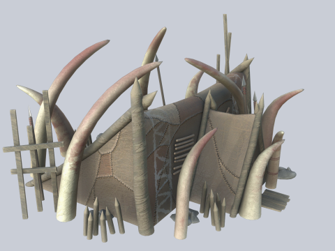 Orc house Model 3D