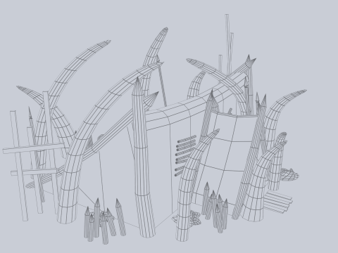 Orc house Model 3D
