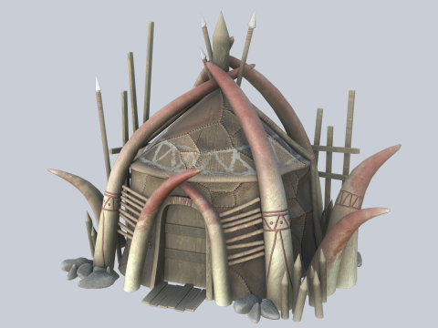 Orc house collection 3D Model