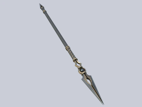 Fantasy spear 3D Model