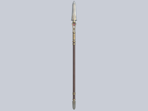 Fantasy spear 3D Модель
