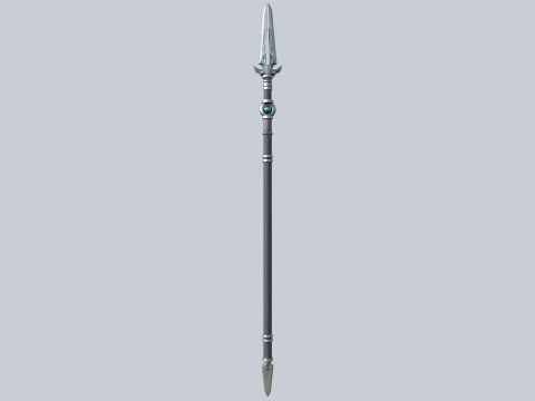 Fantasy spear 3D 模型