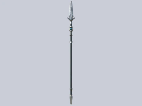 Fantasy spear 3D Model