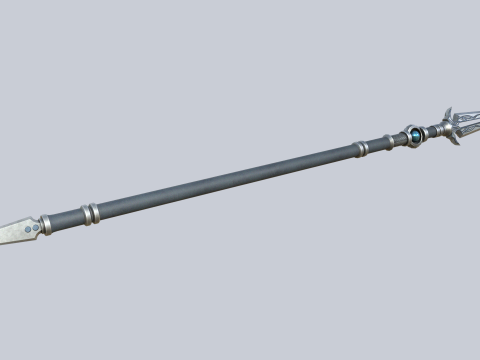 Fantasy spear 3D 模型