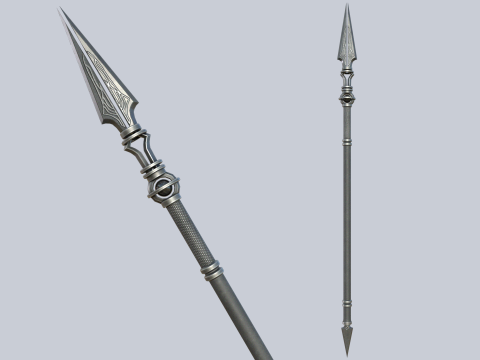 Fantasy spear 3D-Modell