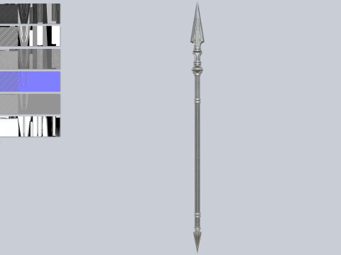 Fantasy spear Modelo 3D