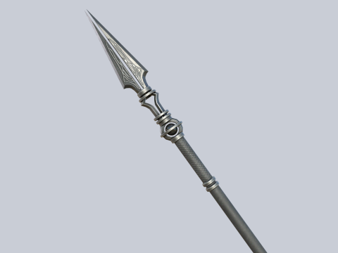 Fantasy spear Modelo 3D