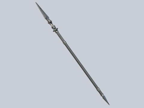 Fantasy spear Modelo 3D
