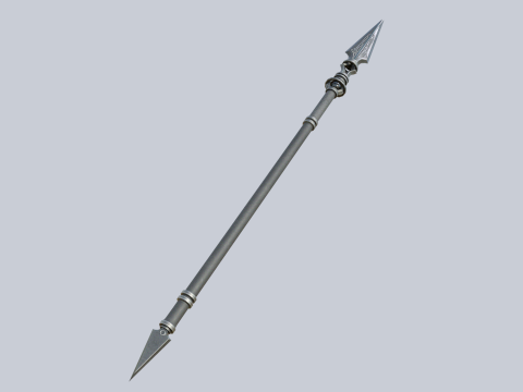 Fantasy spear Modelo 3D