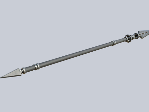 Fantasy spear Modelo 3D
