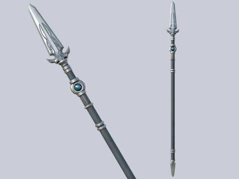 Fantasy-Speer-Sammlung 3D Modell