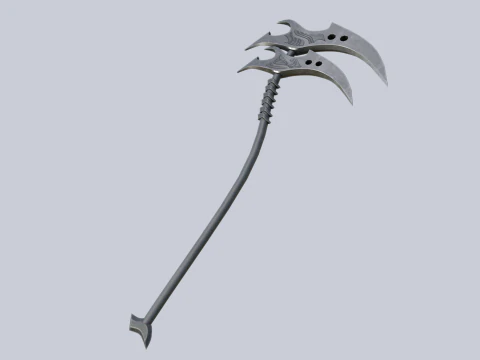 Falce mietitrice Modello 3D