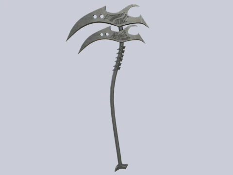 Falce mietitrice Modello 3D