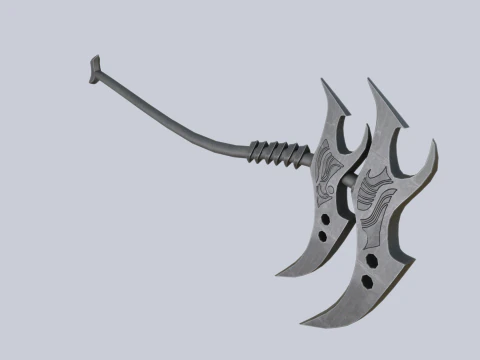 Falce mietitrice Modello 3D