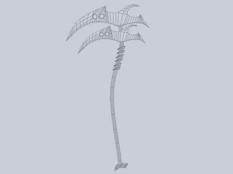 Reaper scythe Modèle 3D