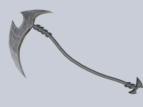 Reaper scythe 3D मॉडल