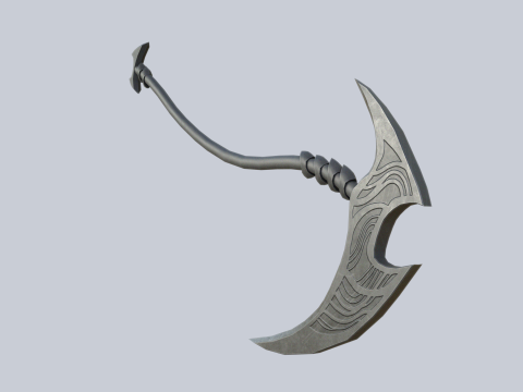 Reaper scythe 3D Model