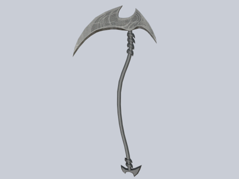 Reaper scythe 3D Model
