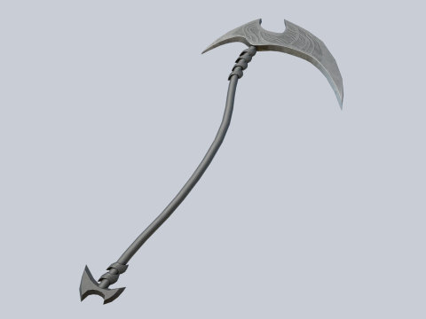 Reaper scythe 3D Model