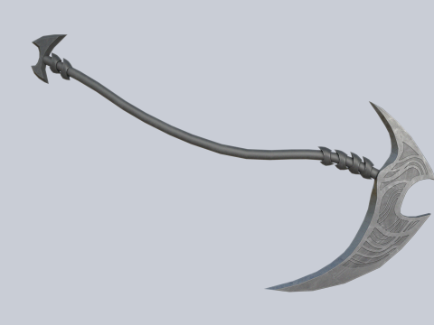 Reaper scythe 3D Model