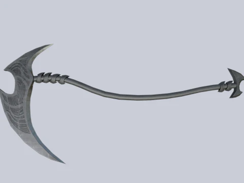 Falce mietitrice Modello 3D